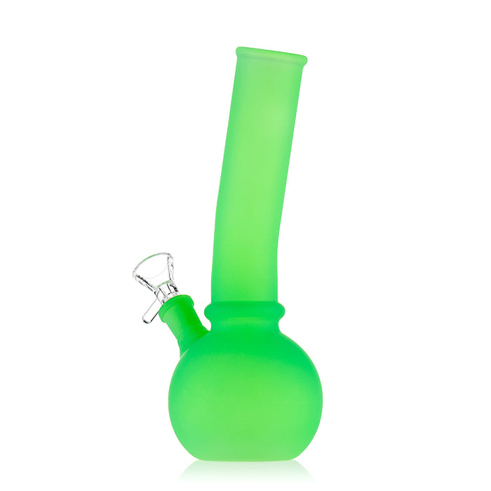 Smoker Bar Spray Series Round Base Beaker Bong - Green