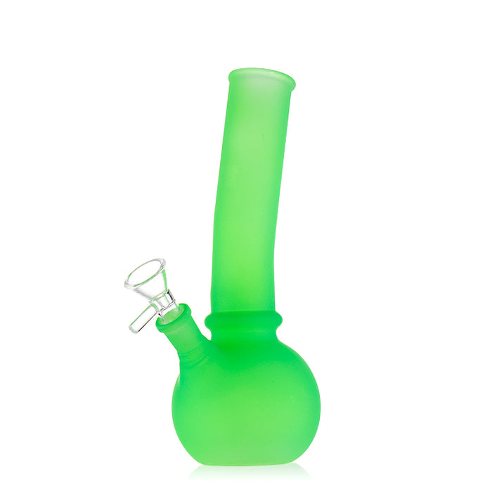 Smoker Bar Spray Series Round Base Beaker Bong - Green