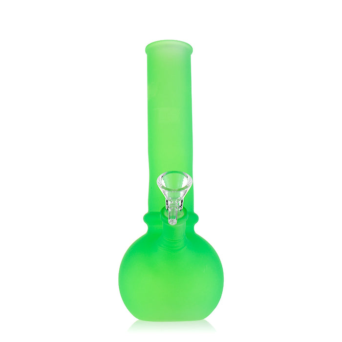 Smoker Bar Spray Series Round Base Beaker Bong - Green