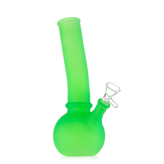 Smoker Bar Spray Series Round Base Beaker Bong - Green
