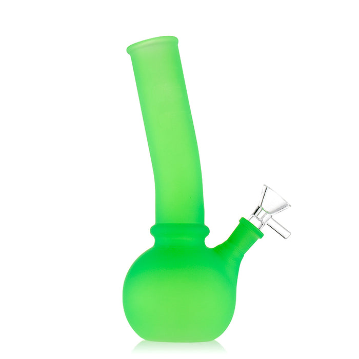 Smoker Bar Spray Series Round Base Beaker Bong - Green