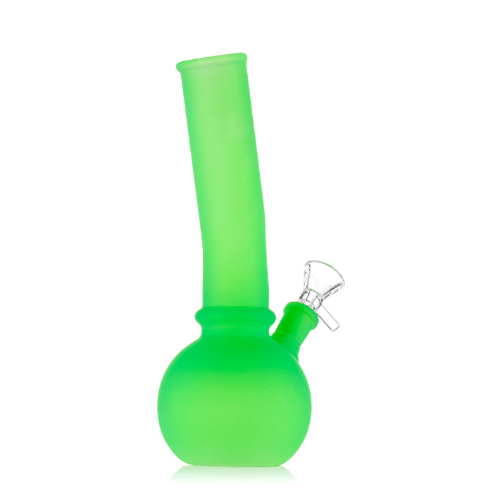 Smoker Bar Spray Series Round Base Beaker Bong - Green