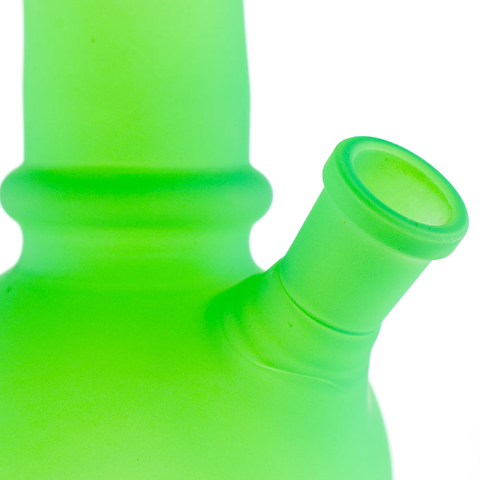 Smoker Bar Spray Series Round Base Beaker Bong - Green