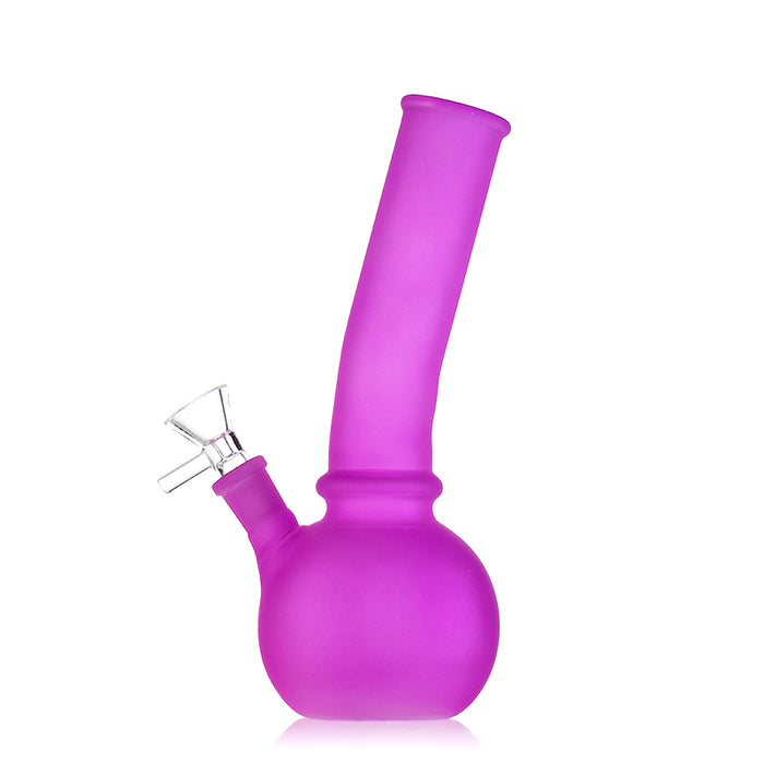 Smoker Bar Spray Series Round Base Beaker Bong - Pink