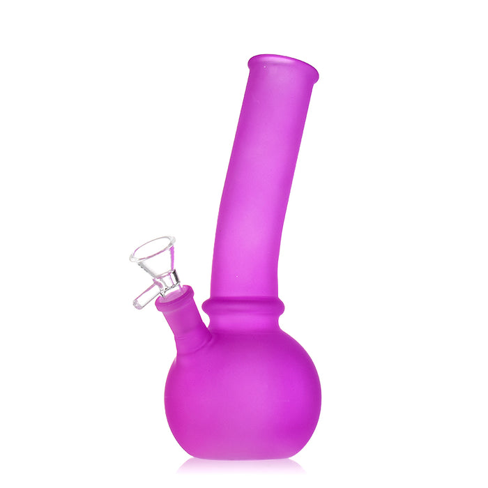 Smoker Bar Spray Series Round Base Beaker Bong - Pink