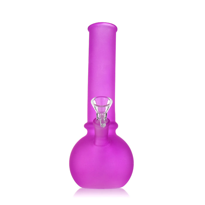 Smoker Bar Spray Series Round Base Beaker Bong - Pink