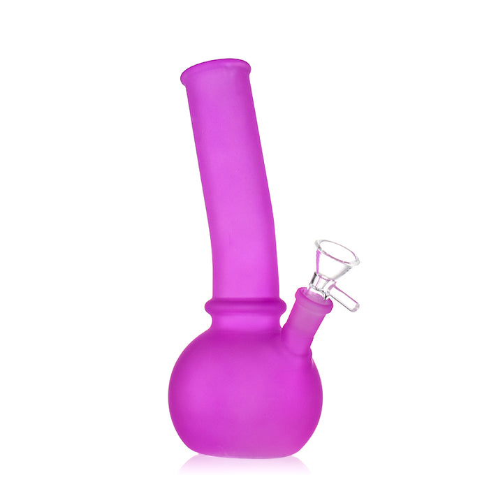 Smoker Bar Spray Series Round Base Beaker Bong - Pink
