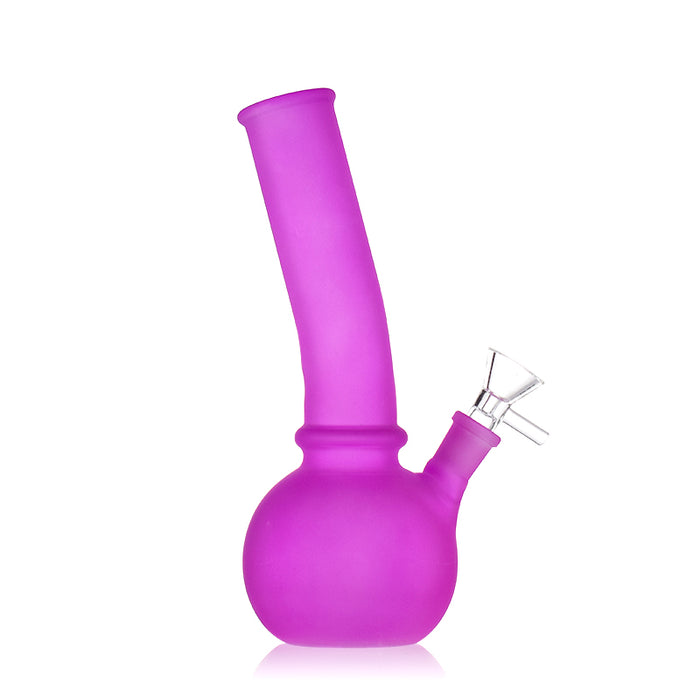 Smoker Bar Spray Series Round Base Beaker Bong - Pink