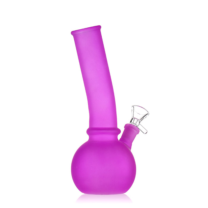Smoker Bar Spray Series Round Base Beaker Bong - Pink