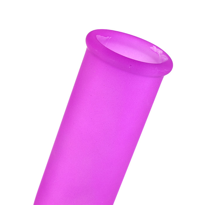 Smoker Bar Spray Series Round Base Beaker Bong - Pink