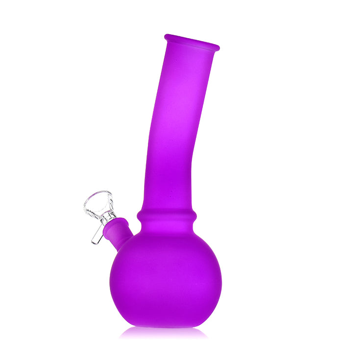 Smoker Bar Spray Series Round Base Beaker Bong - Purple