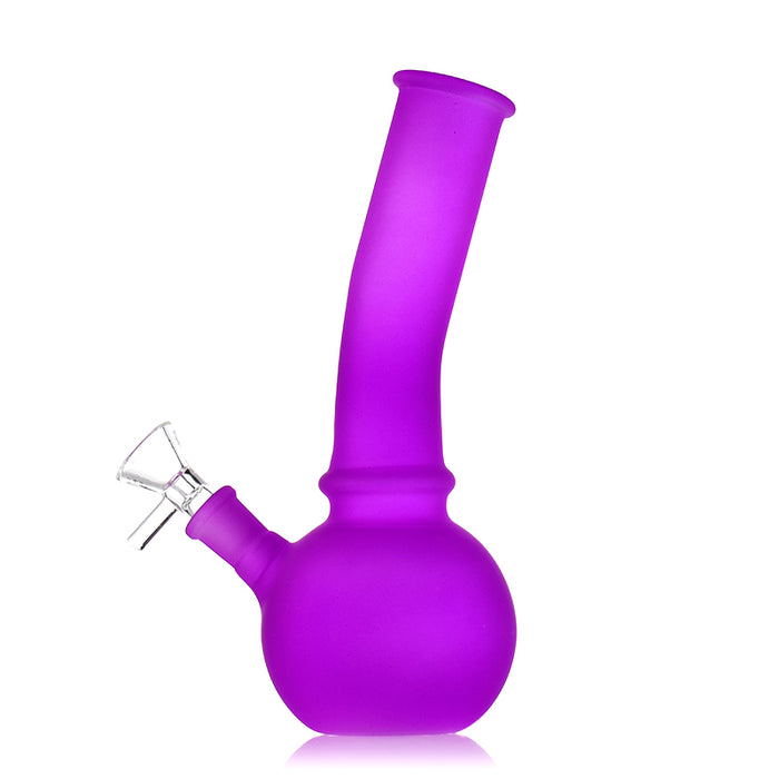 Smoker Bar Spray Series Round Base Beaker Bong - Purple