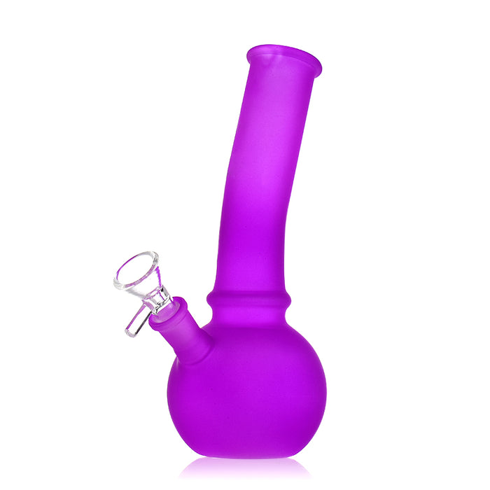 Smoker Bar Spray Series Round Base Beaker Bong - Purple