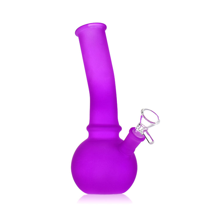 Smoker Bar Spray Series Round Base Beaker Bong - Purple