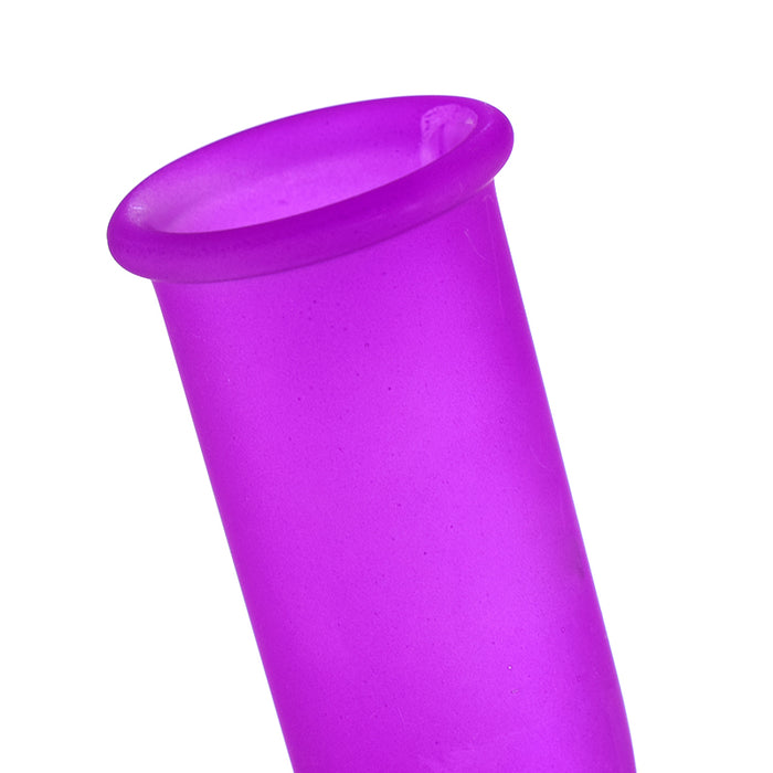 Smoker Bar Spray Series Round Base Beaker Bong - Purple