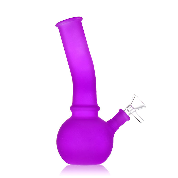 Smoker Bar Spray Series Round Base Beaker Bong - Purple