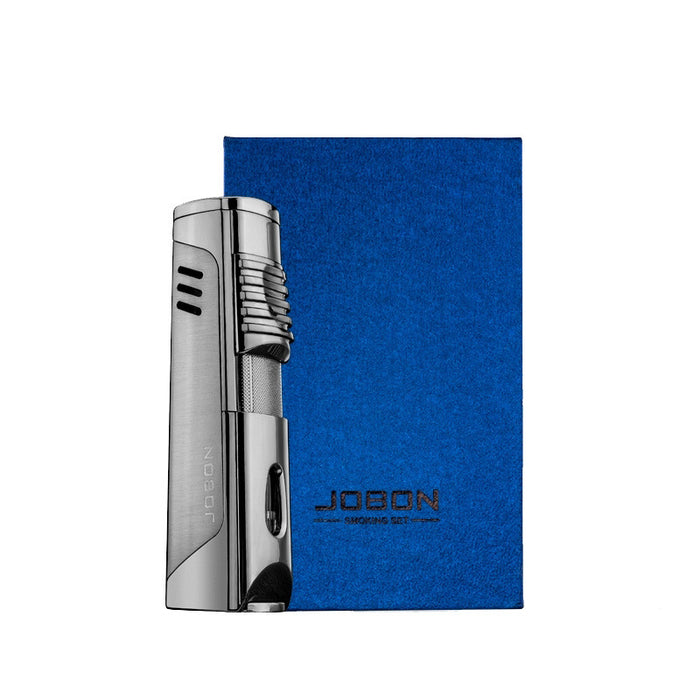 Straight-Through Lighter With Transparent Visible Gas Tank