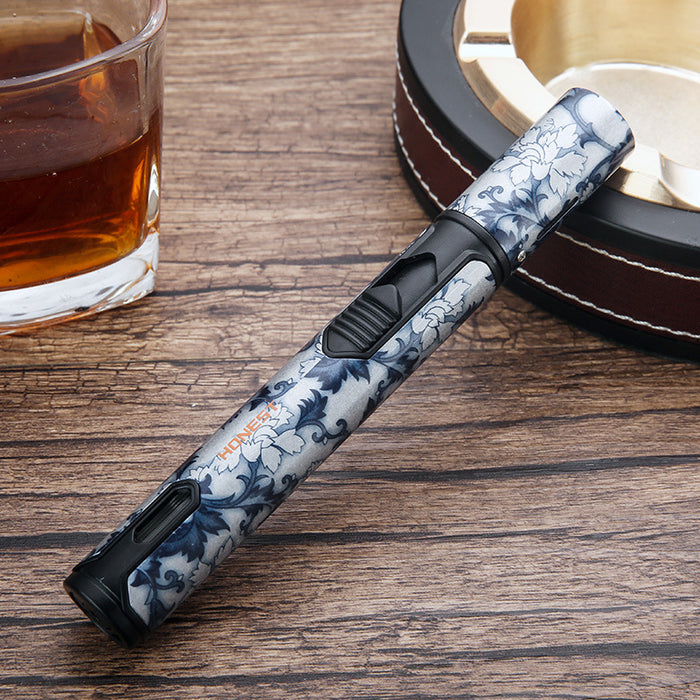 Straight-Through Portable Outdoor Lighter