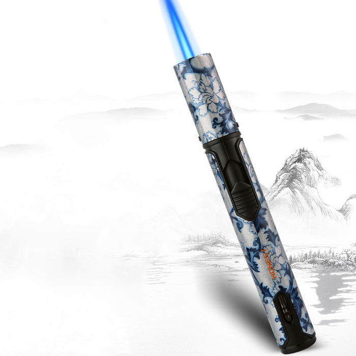 Straight-Through Portable Outdoor Lighter