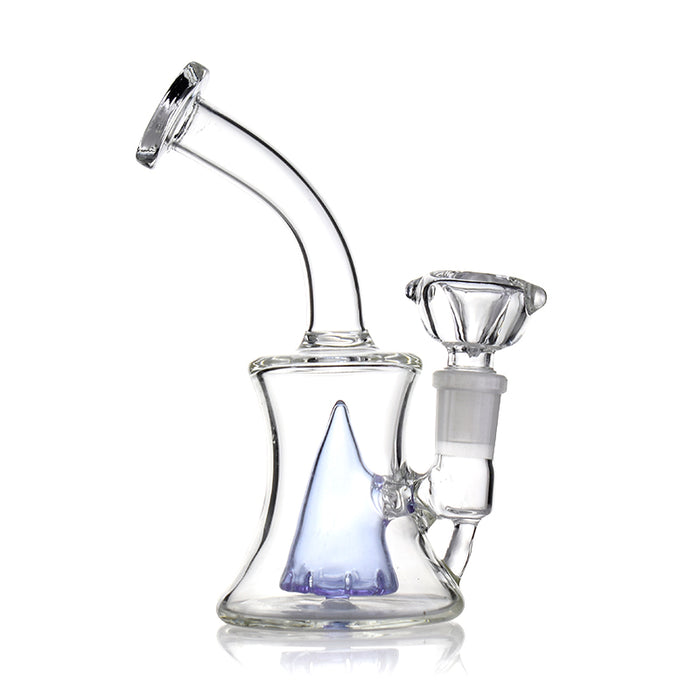 The 6" Volcano Dab Rig - Blue
