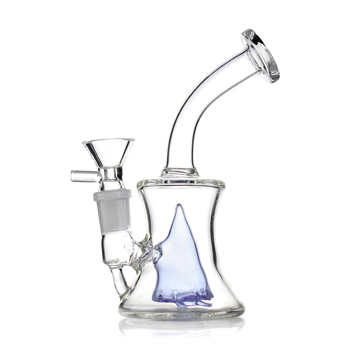 The 6" Volcano Dab Rig - Blue