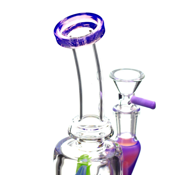 Multicolor Leaves Mini Bong