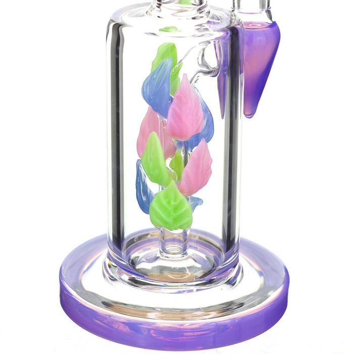 Multicolor Leaves Mini Bong