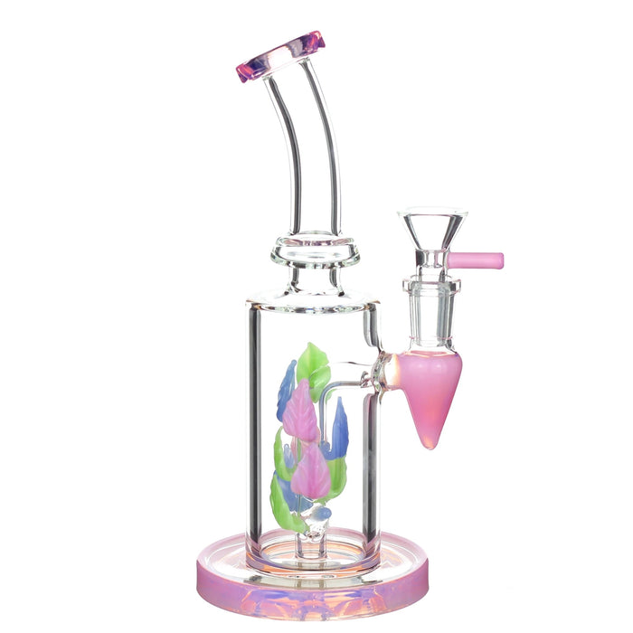 Multicolor Leaves Mini Bong