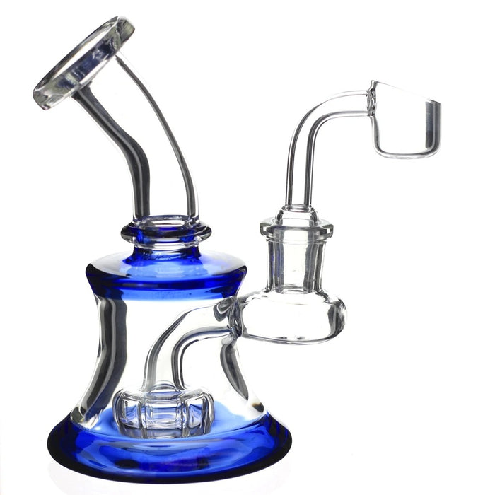 The Awesome Two Tone Mini Shower Glass Dab Rig Mini Bong With Shower Head Percolator