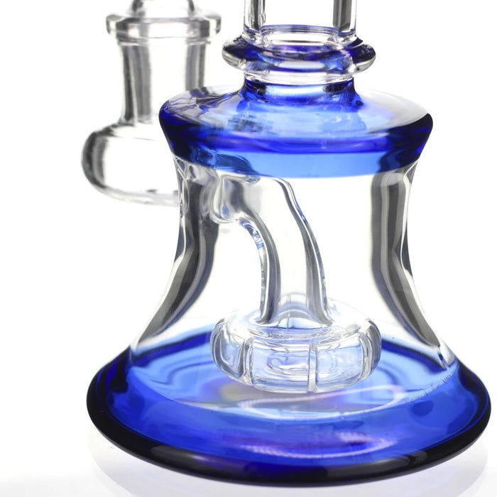 The Awesome Two Tone Mini Shower Glass Dab Rig Mini Bong With Shower Head Percolator