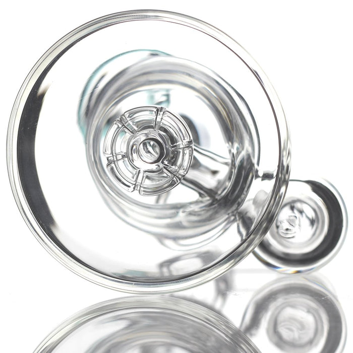 The Gorgeous Lip Wrap Glass Mini Pulse Dab Rig With 14mm Female Banger Hanger And Includes 14mm Premium Quartz Banger