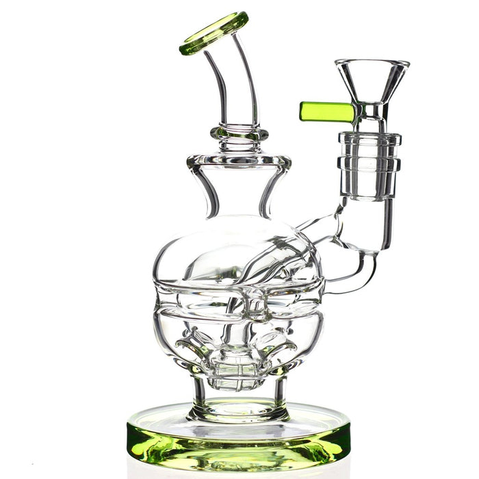 The Premium Quality Mini Swiss Fab Egg Glass Water Bong With Multi Slit Showerhead Perc And thick Ass Base