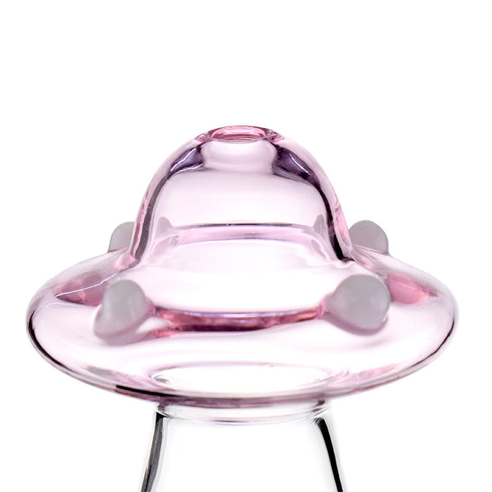 The 7 Inches UFO Vortex Glass Bong With Inline Perc