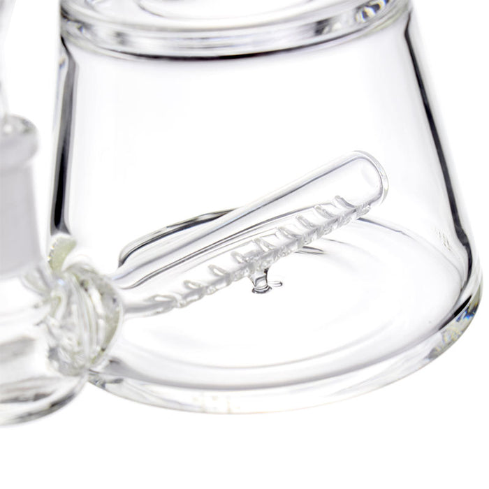 The 7 Inches UFO Vortex Glass Bong With Inline Perc