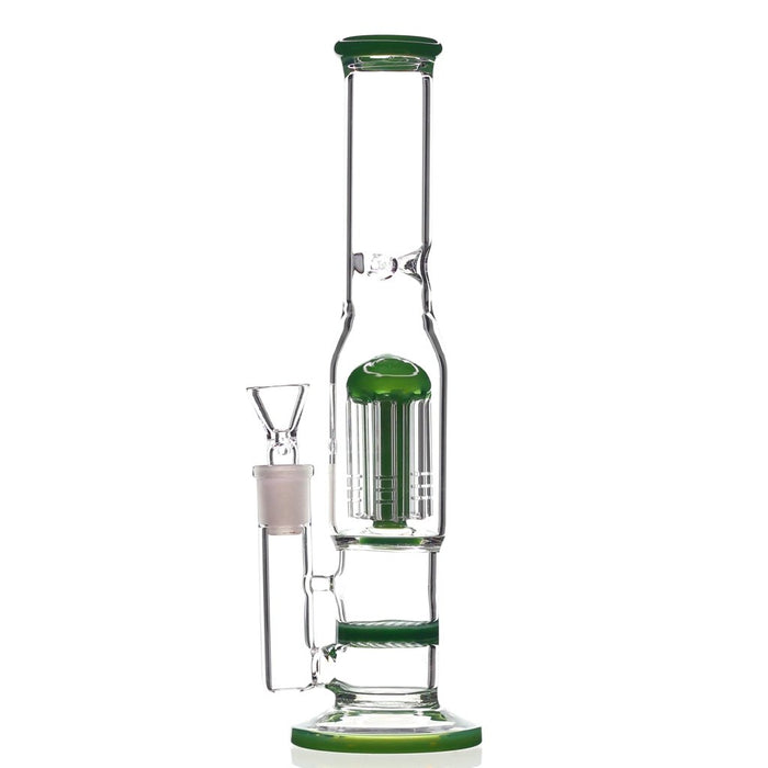 The Honeycomb 6-arm Jellyfish percolator Glass Bong With Ice Pinch