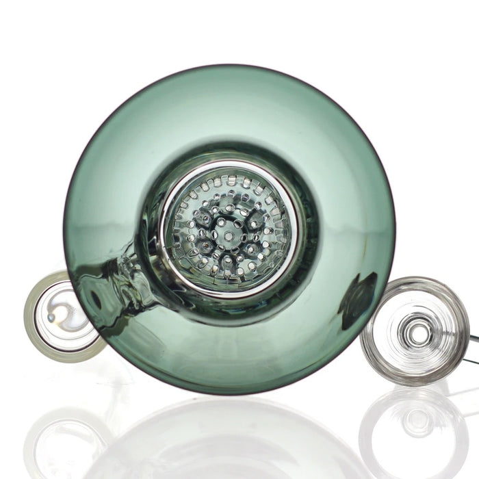 The Honeycomb 6-arm Jellyfish percolator Glass Bong With Ice Pinch