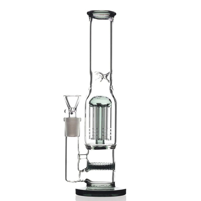 The Honeycomb 6-arm Jellyfish percolator Glass Bong With Ice Pinch