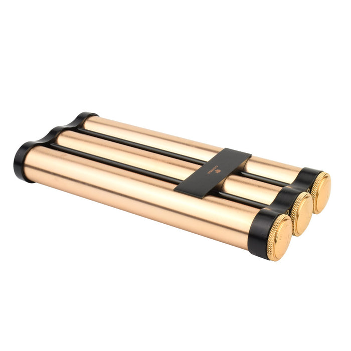 Three Tube Cigar Case Tube By COHIBA