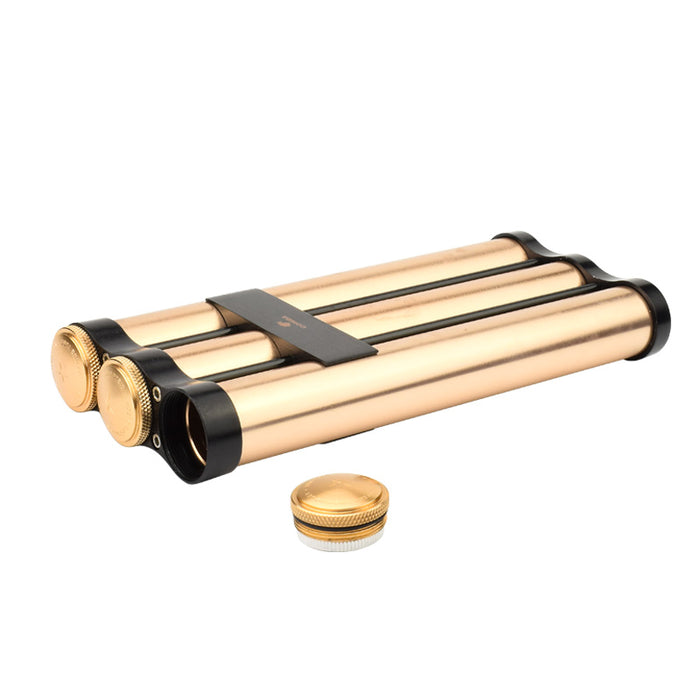 Three Tube Cigar Case Tube By COHIBA