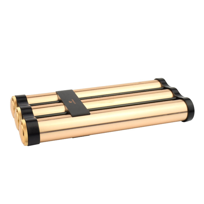 Three Tube Cigar Case Tube By COHIBA