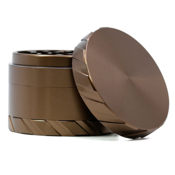 Tire Print Buckle 4 Part Aluminum Alloy 63MM  Grinder-Coffee