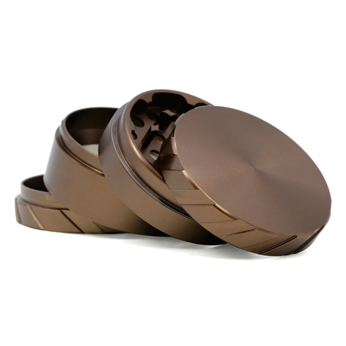 Tire Print Buckle 4 Part Aluminum Alloy 63MM  Grinder-Coffee