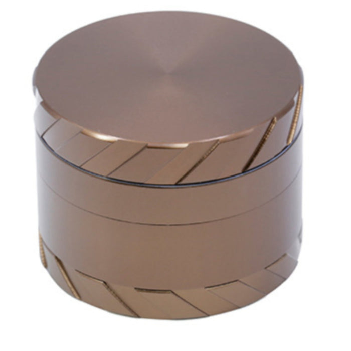 Tire Print Buckle 4 Part Aluminum Alloy 63MM  Grinder-Coffee