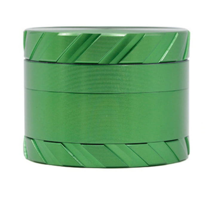 Tire Print Buckle 4 Part Aluminum Alloy 63MM Grinder-Green