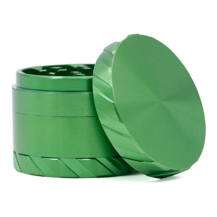 Tire Print Buckle 4 Part Aluminum Alloy 63MM Grinder-Green