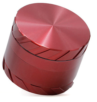 Tire Print Buckle 4 Part Aluminum Alloy 63MM Grinder-Red