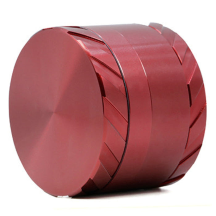 Tire Print Buckle 4 Part Aluminum Alloy 63MM Grinder-Red