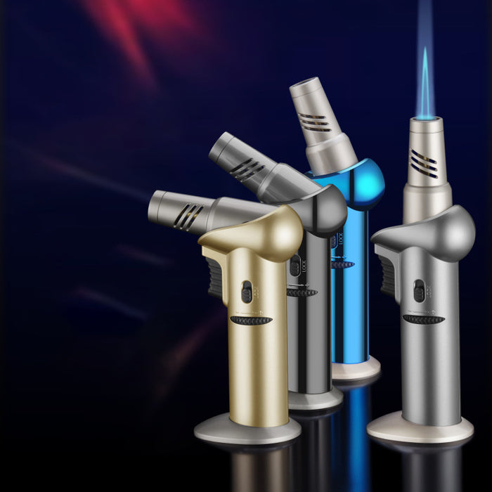Torch Lighter With Adjustable Flame & Safety Lock