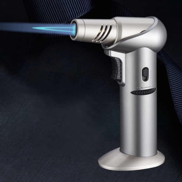 Torch Lighter With Adjustable Flame & Safety Lock