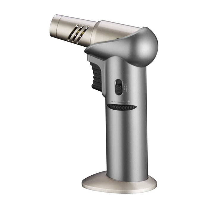 Torch Lighter With Adjustable Flame & Safety Lock